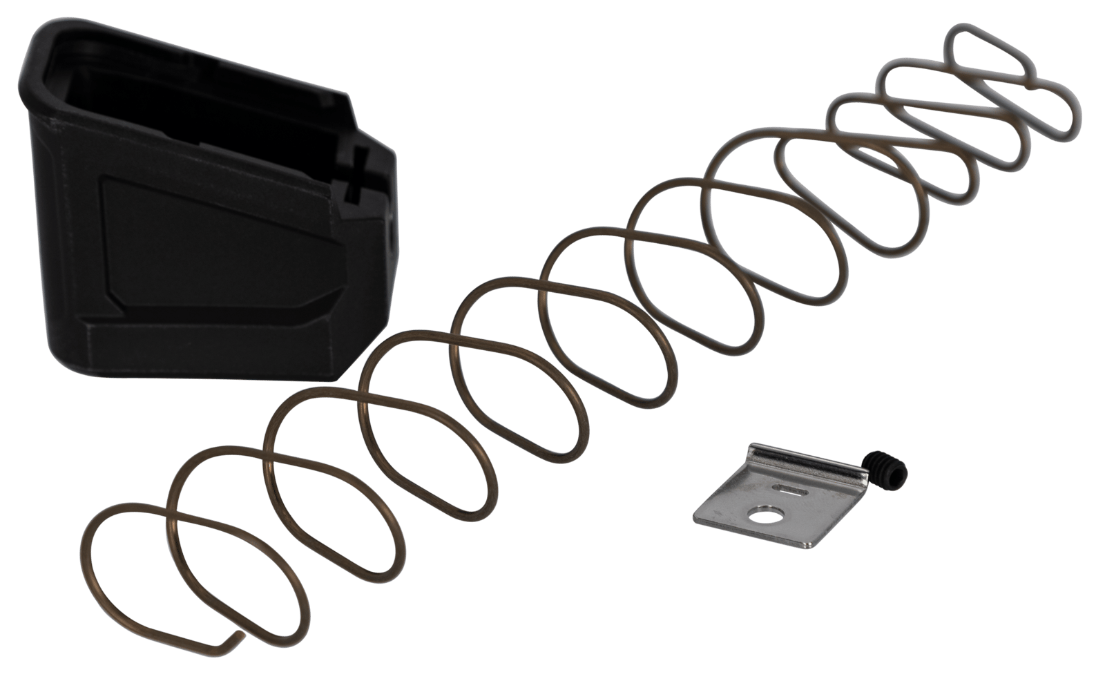 Strike Industries EMPG9&40 Enhanced Magazine Plate +5/6, 9mm Luger/40 S&W Compatible w Glock, Black Polymer