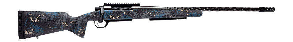 Horizon Firearms HRF-VP2-7PRC-22R Vandal Prime 2 7mm PRC 22" Black Chrome Chevron Fluted Threaded Barrel, Black Chrome Steel Receiver w/Picatinny Rail, Arca Rail Forend, Cobalt Basin Iota BKH Carbon F