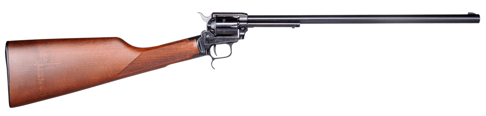 Heritage Mfg BR226B16 Rough Rider Rancher Full Size 22 LR 6rd 16.12" Black Steel Barrel Black Oxide Aluminum Alloy Frame Black Oxide Steel Receiver Walnut Fixed Stock Right Hand