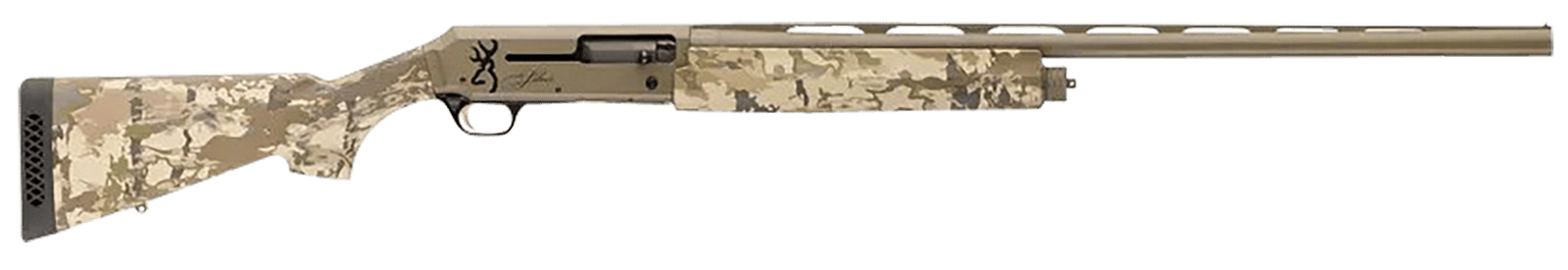 Browning 011438205 Silver Field 12 Gauge 3.5" 4+1 (2.75") 26", FDE Barrel/Rec, AURIC Camo Synthetic Stock With Textured Gripping Surface