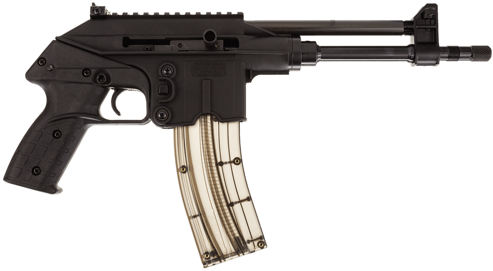 Kel-Tec PLR22BLK PLR22 22 LR 26+1 10.20" All Black Steel/Threaded Barrel & Polymer Frame w/Picatinny Rail & Polymer Grip
