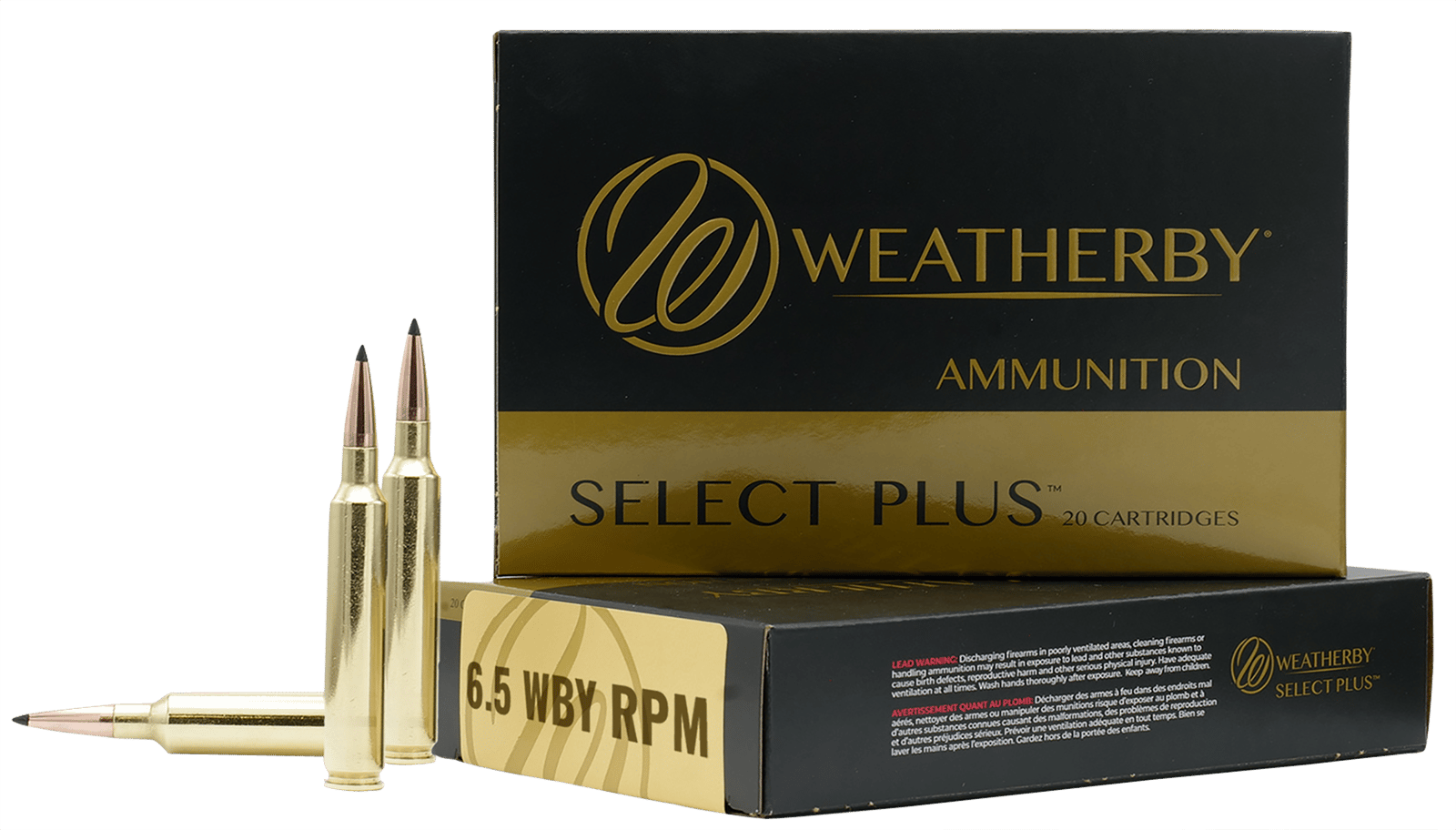 Weatherby B65RPM127LRX Select Plus 6.5WBYRPM 127gr Barnes LRX Lead Free 20 Per Box/10 Case