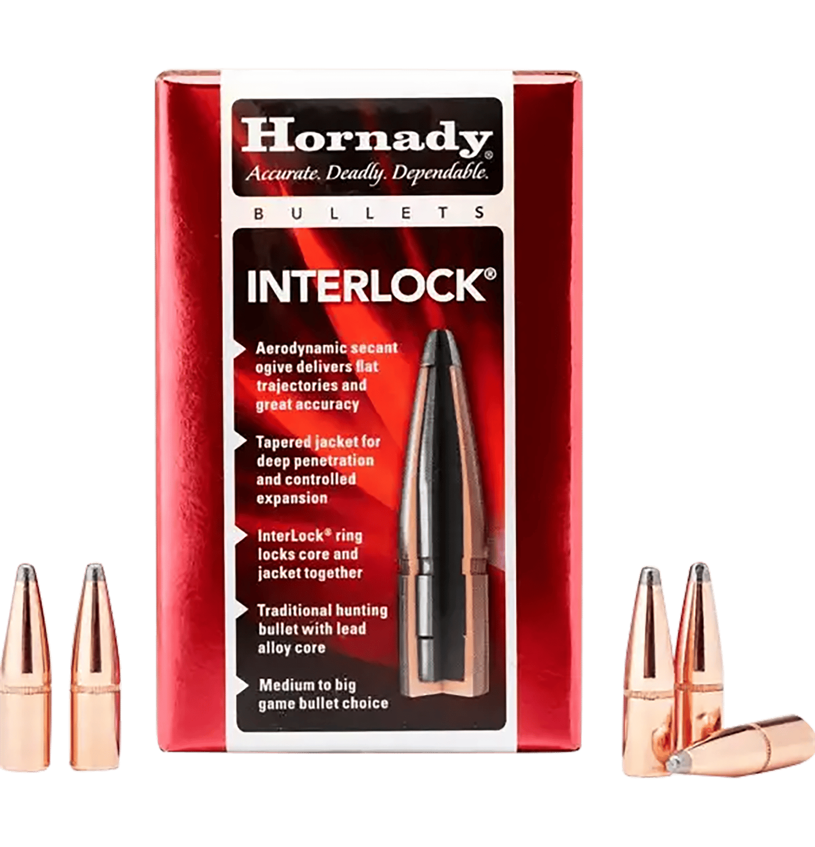 Hornady 3120 InterLock 303 Cal .312 150 gr Soft Point 100 Per Box/ 15 Case