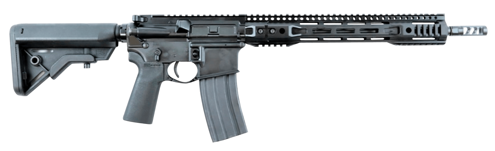 Franklin Armory 0010055BLK M4-HTF R3 XTD 350 Legend 16" 10+1 Black Hard Coat Anodized Black Adjustable B5 Bravo Stock Black B5 Grip Right Hand
