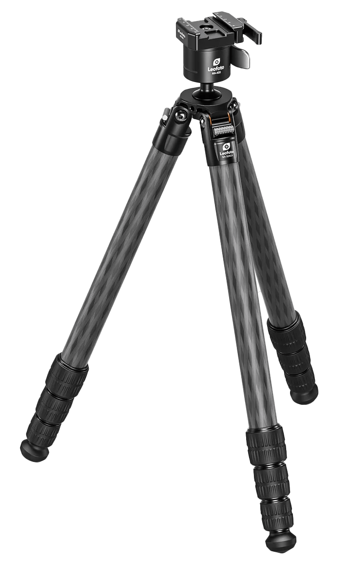 Leofoto Usa SA-324CX+MA-40X Carbon Fiber Tripod Black