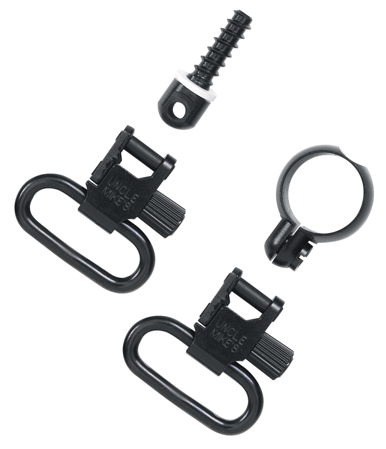 Uncle Mike's 13412 Super Swivel Quick Detach 115 RF Blued 1" Loop for Most 22 Cal Tube Diameter & .430-.455" Rifles (Except Win 94/22M US)