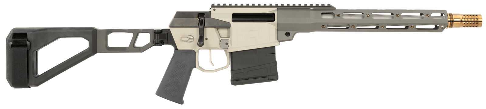 Q LLC FIX8612INPISTOL The Fix 8.6 Blackout 30+1 12" Stainless Threaded Barrel Q-Sert Free-Float Handguards, Picatinny Rail Receiver, Black SBA3 Brace Black, Polymer Grips