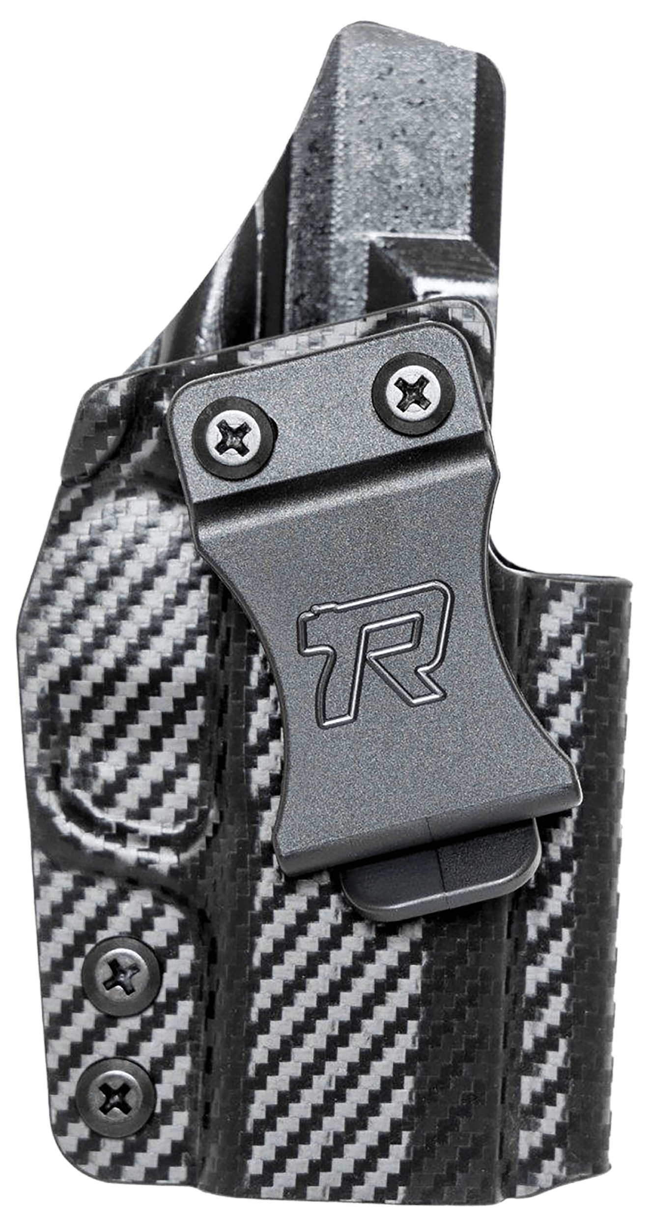 Rounded Gear SWNMPSHIELDCFRHVAR Kydex IWB Black Kydex Fits S&W M&P 9/40 Belt Clip Right Hand