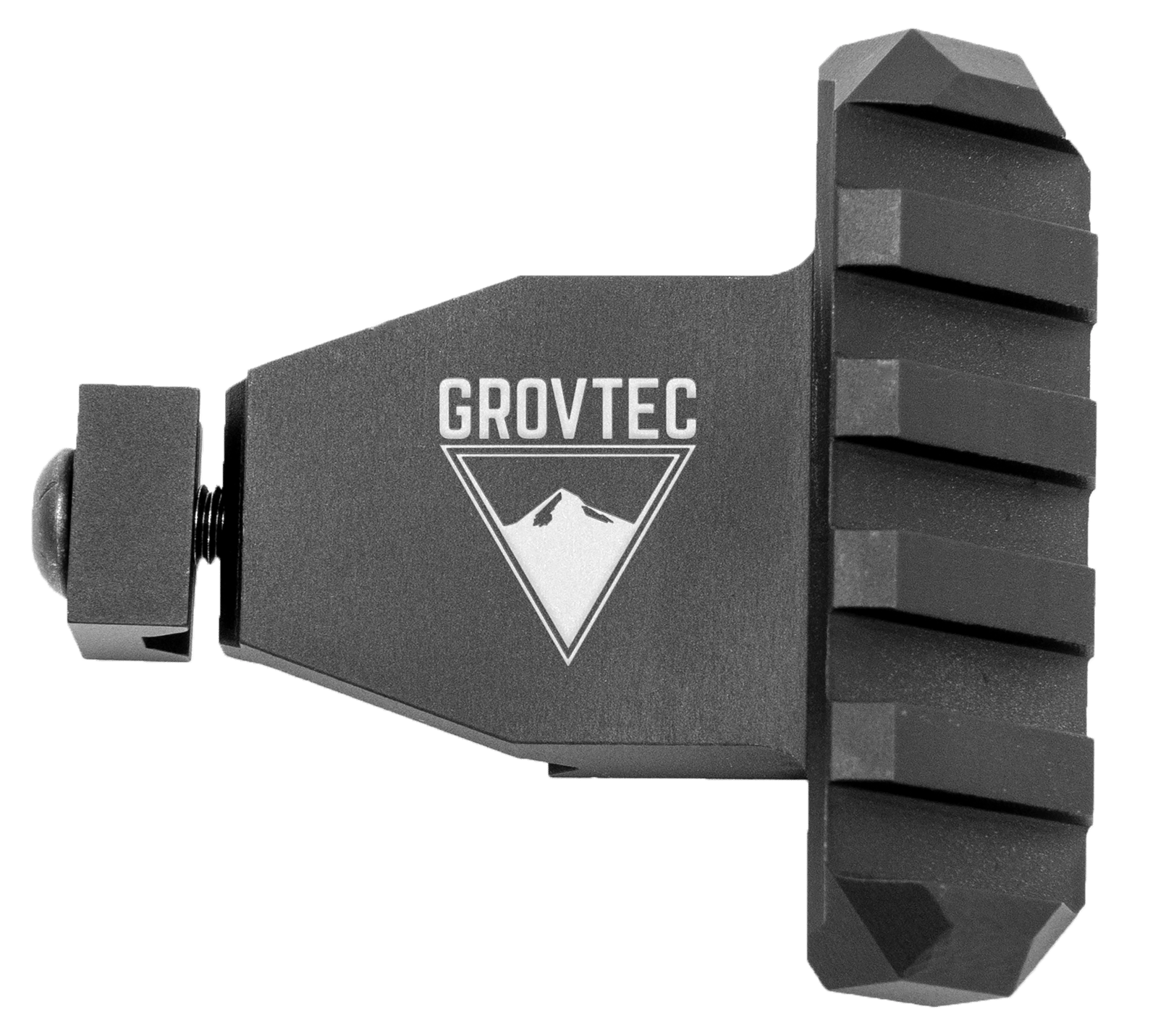 GrovTec US Inc GTSW321 Picatinny Rail Angled Black Anodized Aluminum