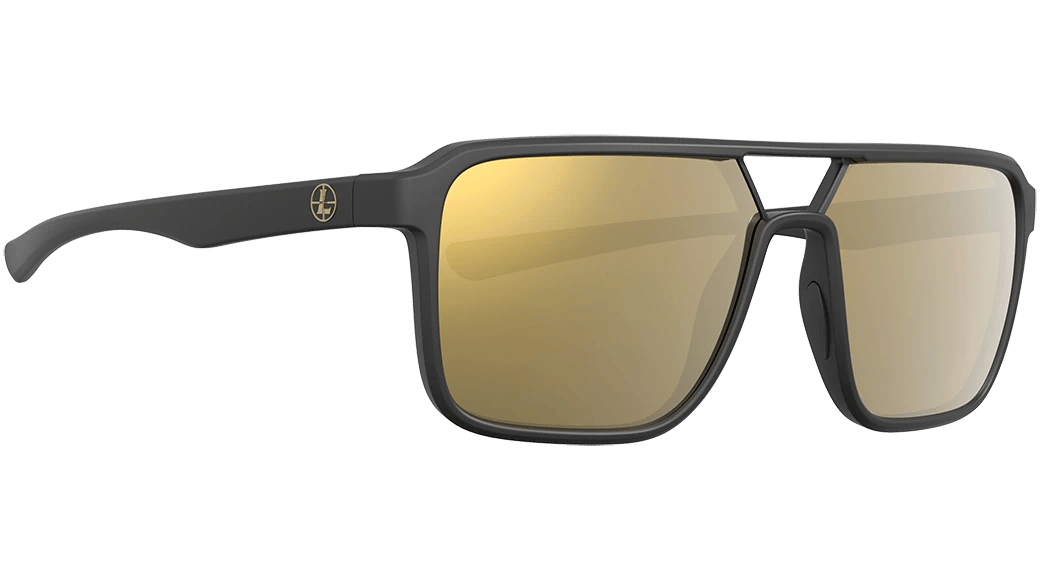 Leupold 182675 Performance Wear Bridger Bronze Mirror Lens Polycarbonate Matte Black Frame