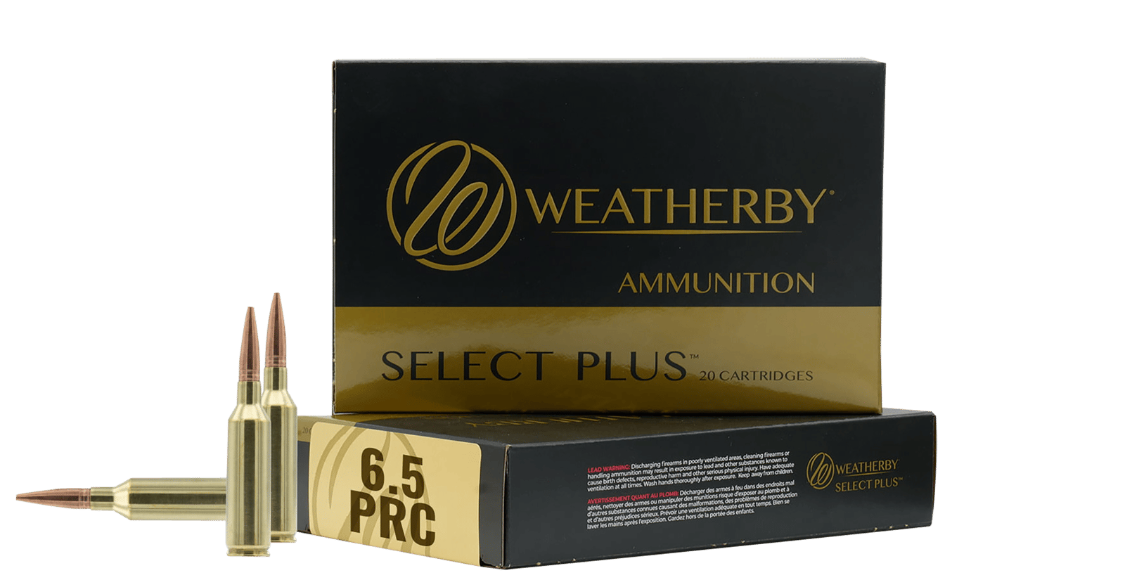 Weatherby M65PRC124HCB Select Plus 6.5PRC 124gr Hammer Custom 20 Per Box/10 Case