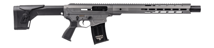 Panzer Arms PAAR12GLF AR12 G5 Semi-Auto 5+1 18.50" Gray Cerakote Aluminum/Polymer Receiver w/Picatinny Rail, M-LOK Handguards, Black Synthetic Stock