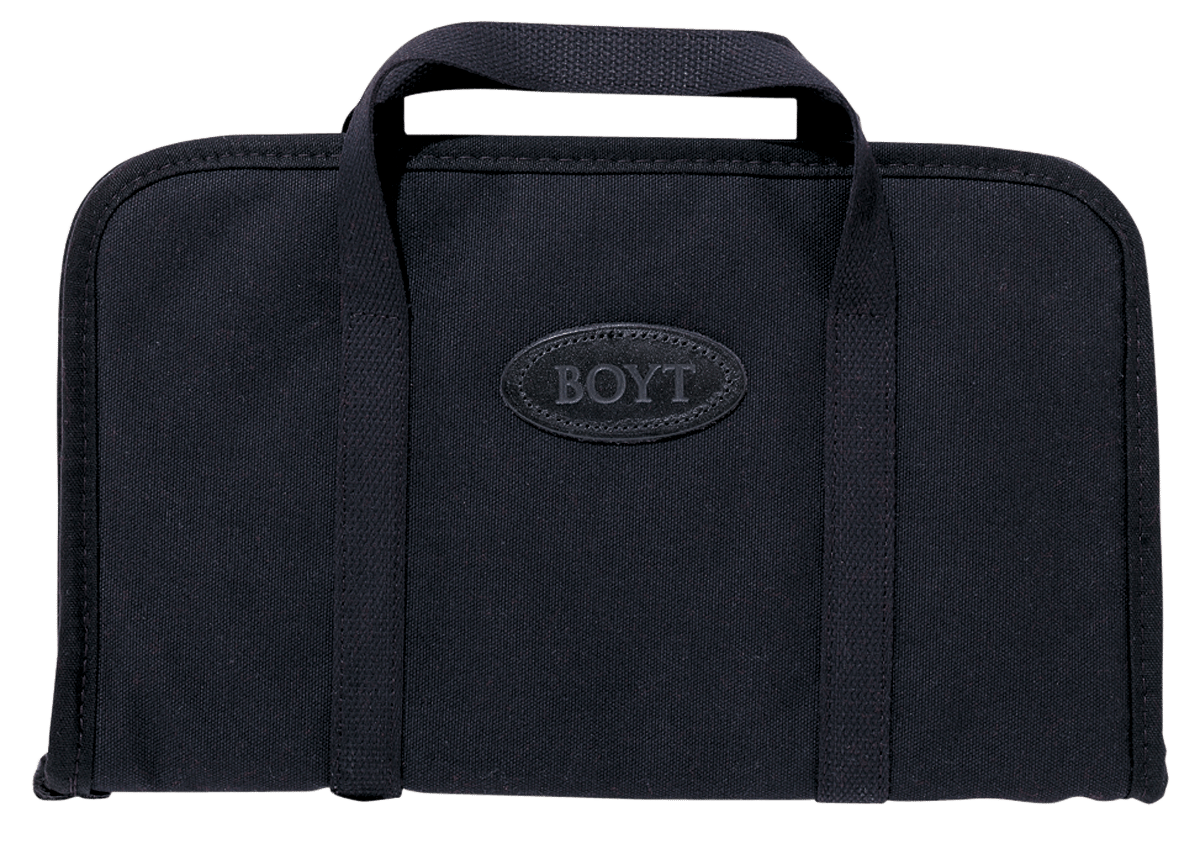 Boyt Harness 0PP660003 Rectangular Pistol Rug Black Canvas Holds Handgun
