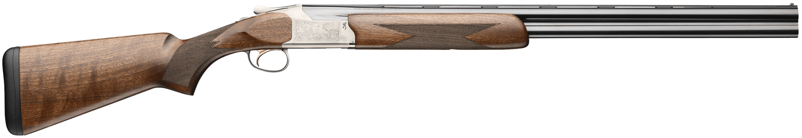 Browning 0183463005 Citori 825 12 Gauge Break Open 3" 2rd 26" Polished Blued Over/Under Vent Rib Barrel, Silver Nitride Stainless Steel Receiver, Fixed Black Walnut Stock