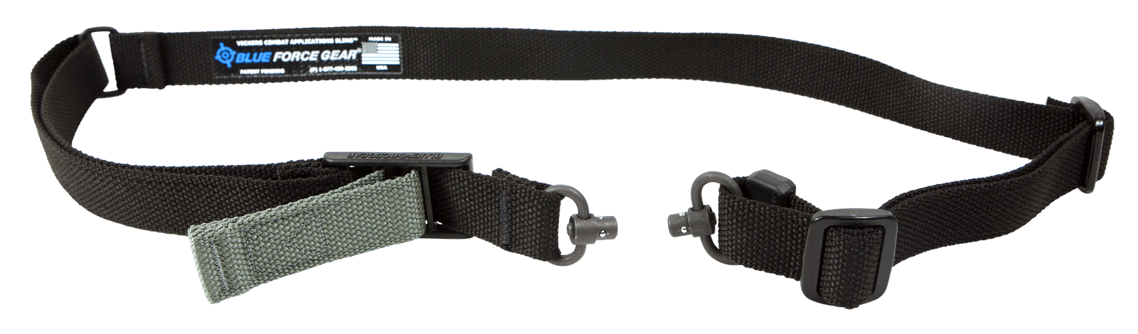 Blue Force Gear VCAS2TO1RED125AABK Vickers 221 Black Cordura One-Two Point AR Platform