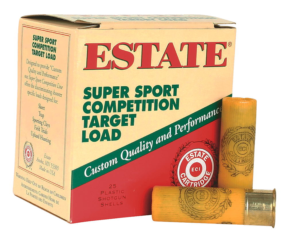 Estate Cartridge SS2075 Super Sport Competition Target 20Gauge 2.75" 7/8oz 7.5Shot 25 Per Box/10 Case
