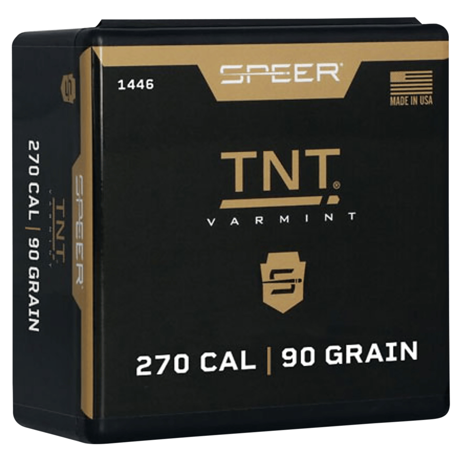 Speer 1446 TNT 270 Caliber .277 90 GR Hollow Point 100 Box