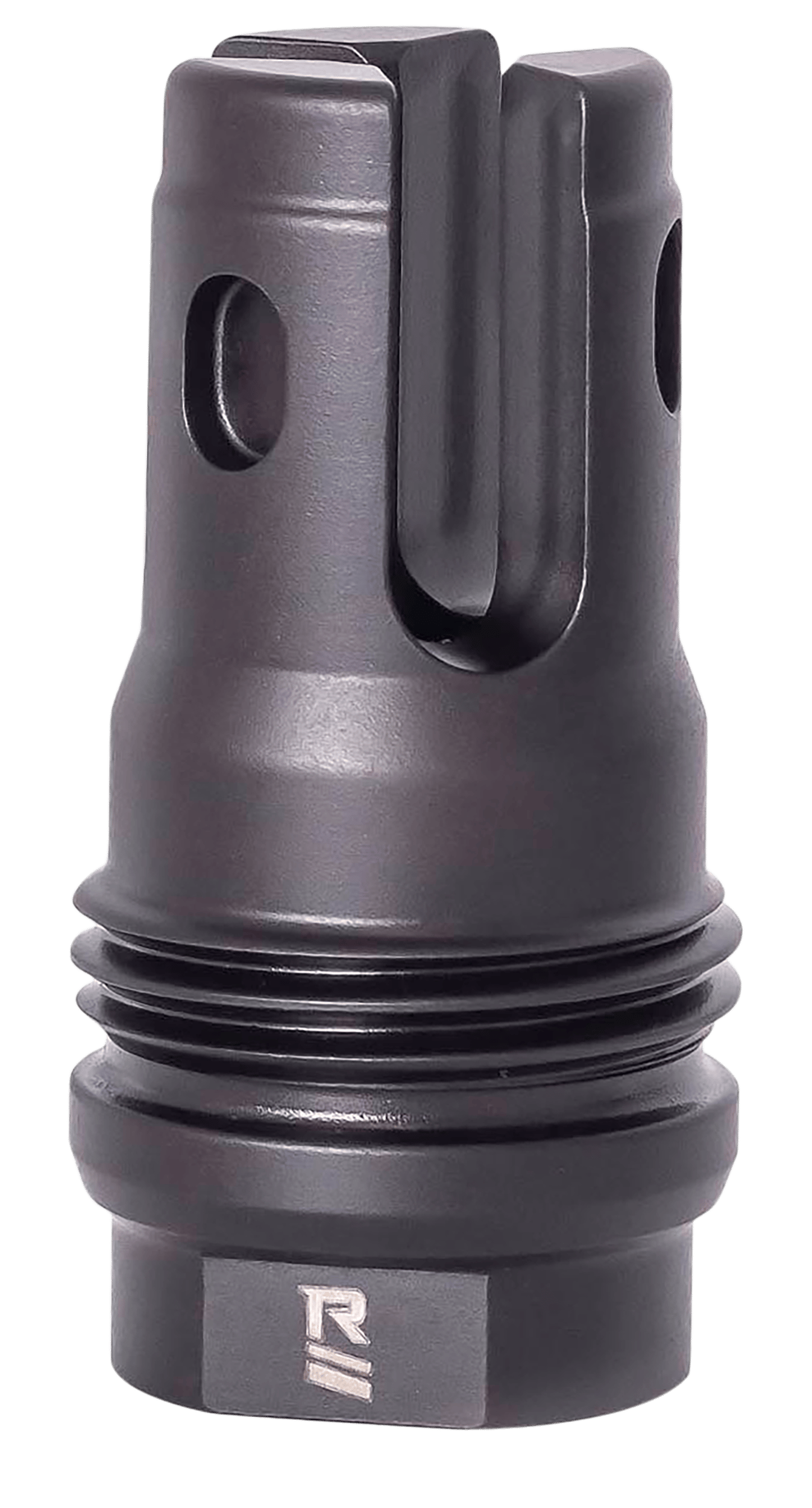 Rugged Suppressor FH002 R3 Flash Mitigation System Black for 5/8"-24 tpi Threads & 2.13" OAL for 7.62mm Radiant762, Surge762, Razor762 & Micro30 Suppressors