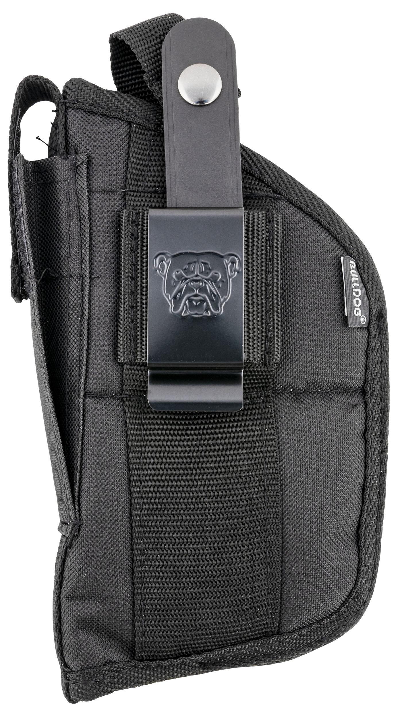 Bulldog FSN19 Extreme OWB Black Nylon Belt Loop/Clip Fits Auto w/Laser or Light Fits 2-5" Barrel Ambidextrous