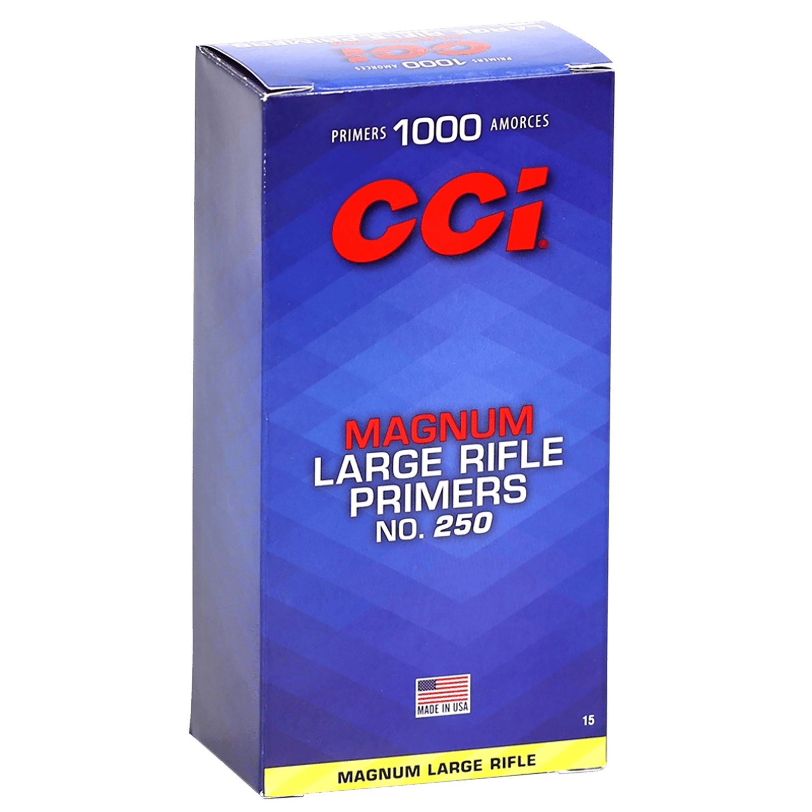 CCI 0015 Magnum Rifle No. 250 Large Rifle Multi Caliber 1000/Box