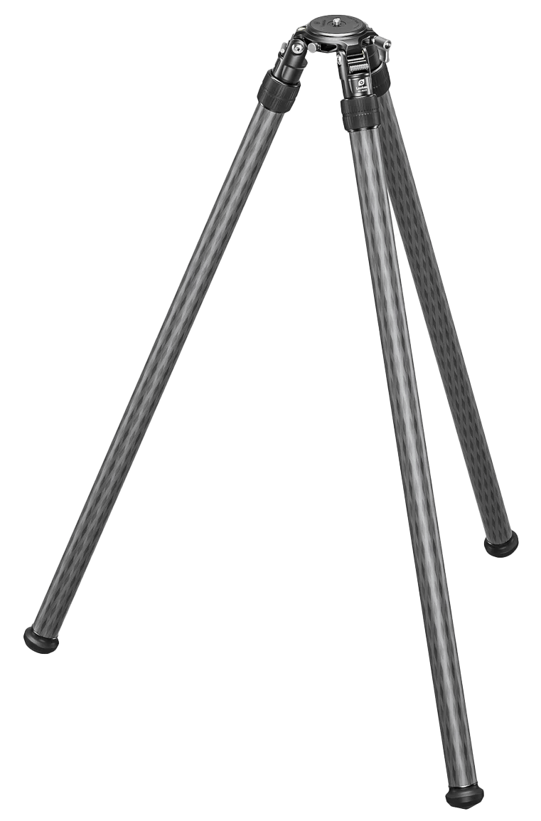 Leofoto Usa SO-362CX Inverted 2 Section Carbon Fiber Tripod Tripod 5.43"-64.49" High Black Aluminum
