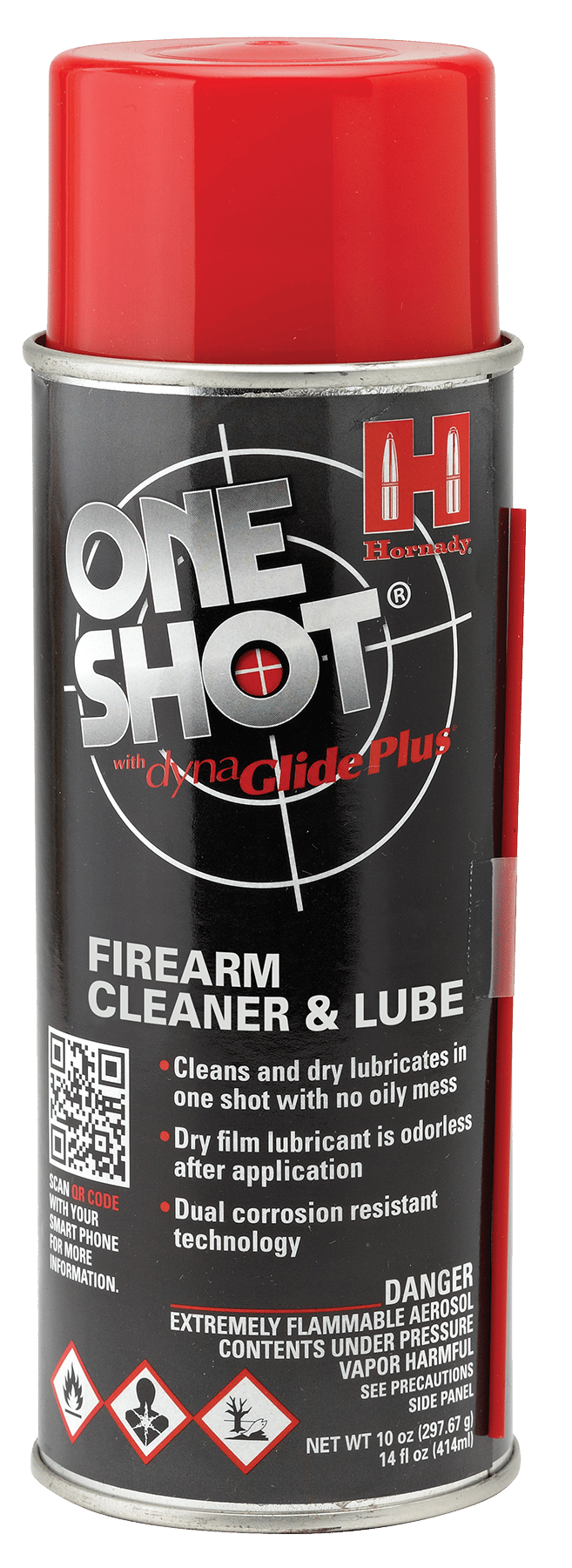 Hornady 99901 One Shot Gun Cleaner & Lube Against Corrosion & Lubricates 10 oz Aerosol