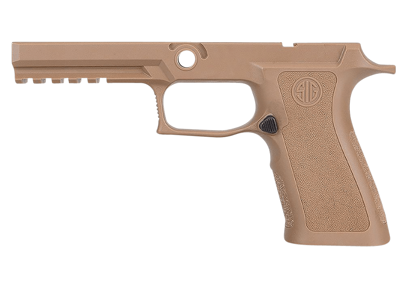 Sig Sauer GRIPMODXF943SMCOY P320 Grip Module X-Series (Small Size Module), 9mm Luger/40 S&W/357 Sig, Coyote Polymer, Fits Full Size Sig P320 (4.70")