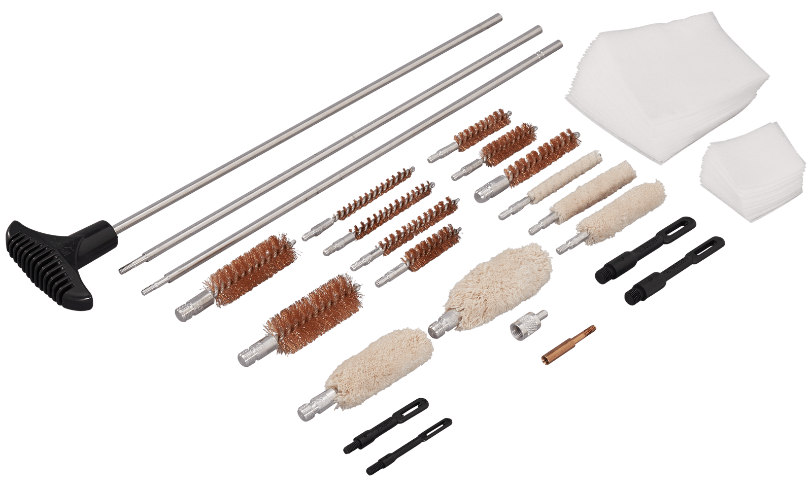 Hoppe's UAC76 Universal Accessory Cleaning Kit Multi-Caliber/Silver Hard Case