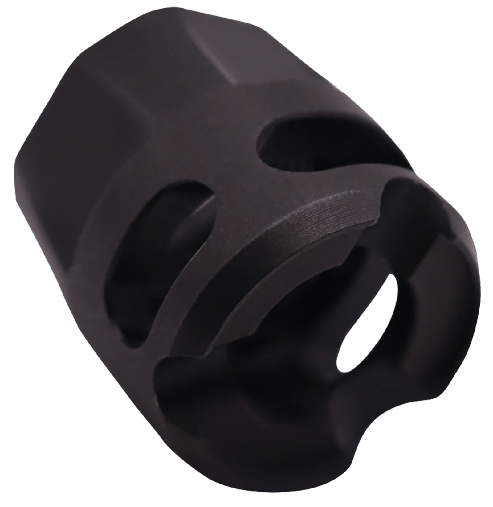 True Precision Inc TPYMICROBL Micro Compensator Y-Type Black Nitride 416R Stainless Steel 1/2"x28 Threads 9mm/380 ACP