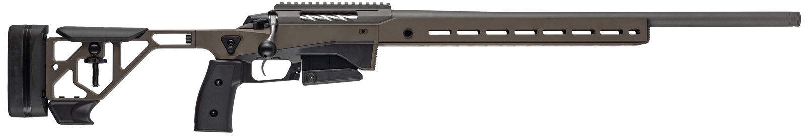 Tikka JRTXATM38226 T3x Ace Target 6.5 Creedmoor 10+1 26" Threaded Barrel, Bronze Cerakote Picatinny Rail Receiver, M-LOK Handguard, Adjustable Black Stock, Black Polymer Grip