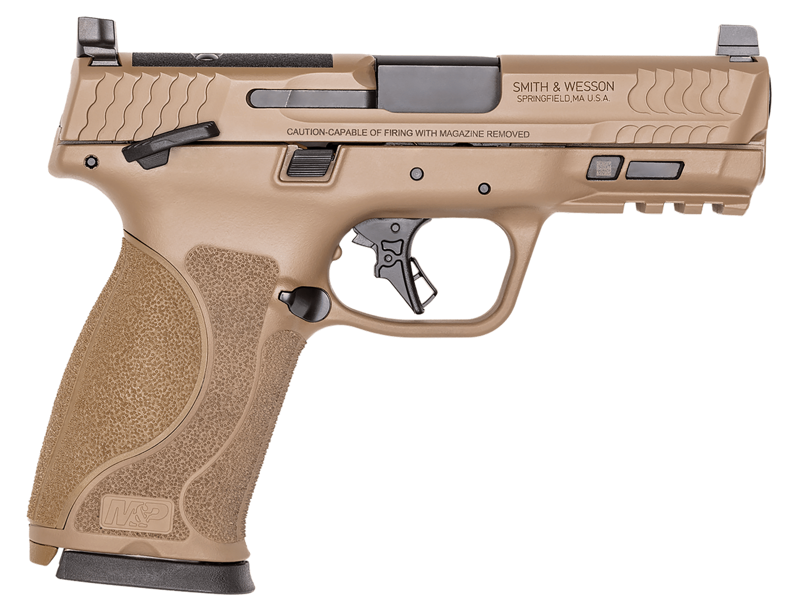 S&W*M&P M2.0 13739 10MM OR CMPCT TS 4 15R FDE
