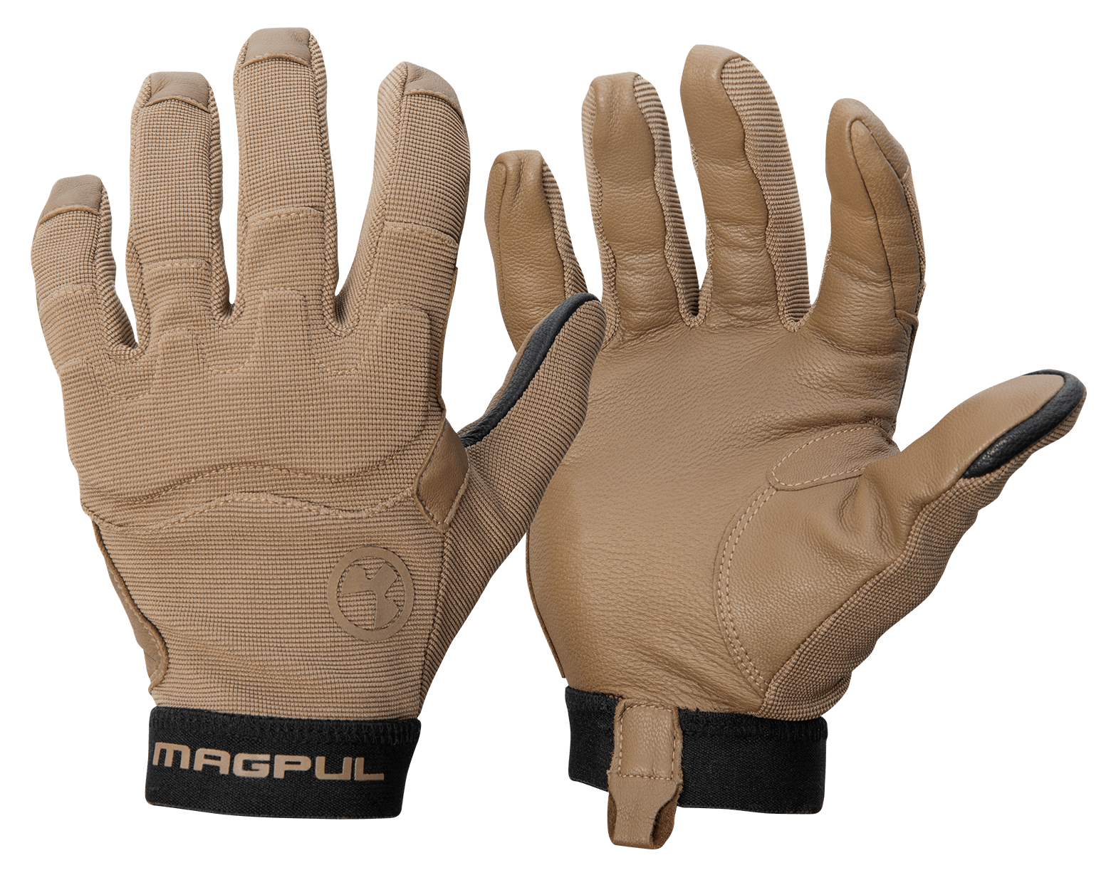 Magpul MAG1015-251 Patrol 2.0 Gloves Coyote Nylon/Leather Small