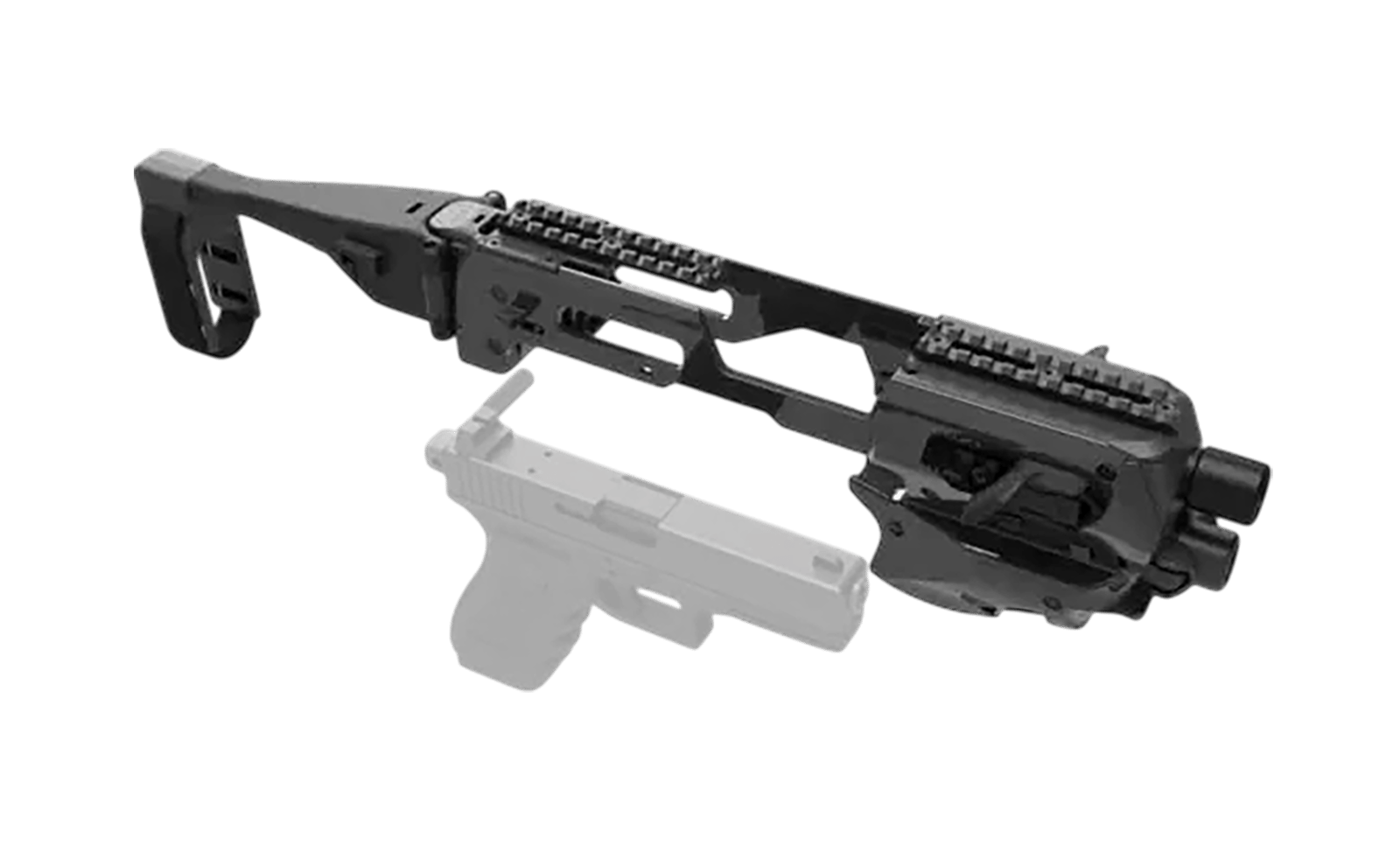 Meta Tactical Llc MCKGEN3 Micro Conversion Kit Fits Glock Gen3 Black Synthetic Stock