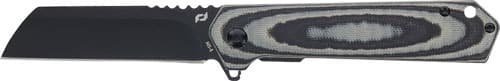 SCHRADE KNIFE LATERAL FOLDER 3.25" AUS-10 BLACK/GREY LAM