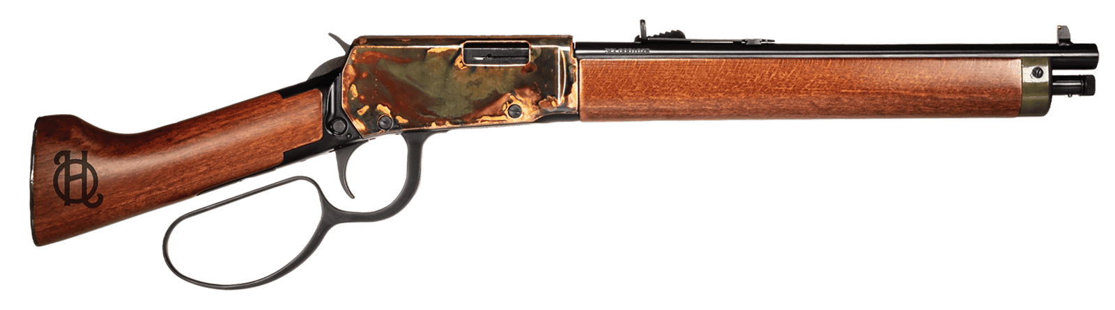 Heritage Mfg SML22LCH12 Settler Mare's Leg 22 LR 10+1 12" Black Oxide Barrel, Color Case Hardened Receiver, Light Stained Walnut Furniture, Buckhorn Sights