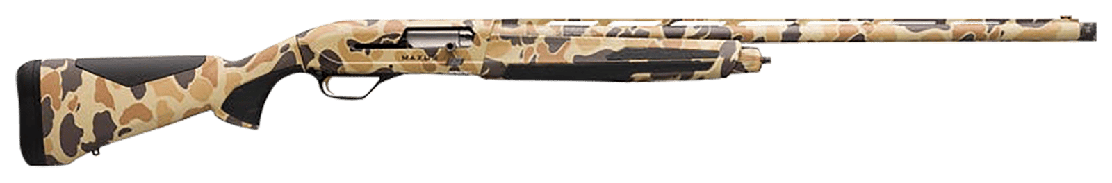 Browning 011740205 Maxus II 12 Gauge 3.5" 4+1 (2.75") 26" Barrel, Full Coverage Vintage Tan Camo, Synthetic Stock W/SoftFlex Cheek Pad & Overmolded Grip Panels