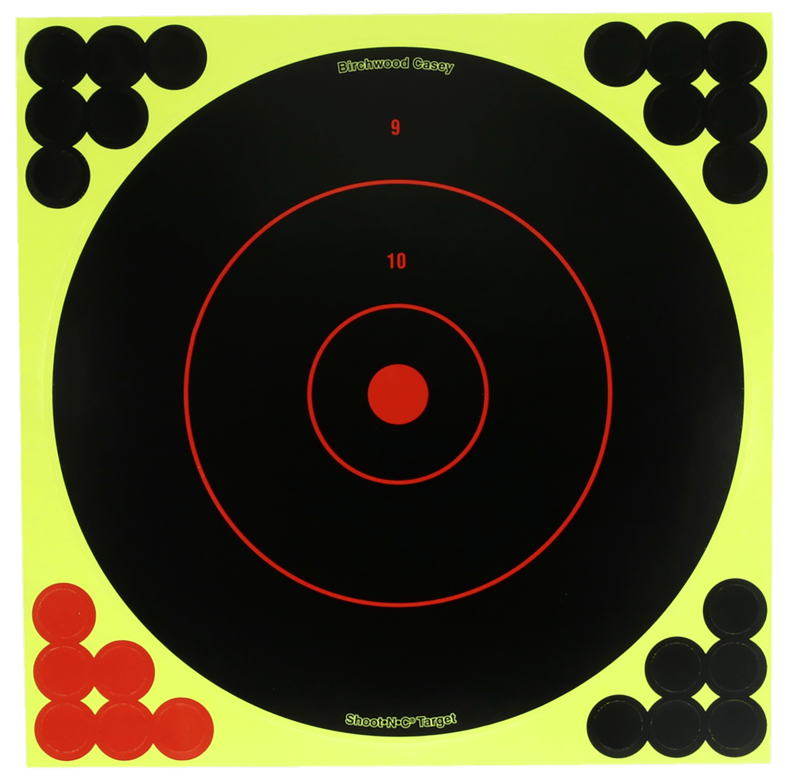 Birchwood Casey TDSNC1212PK Target Dispenser Adhesive Paper 12" Bullseye, Includes Pasters 12 PK