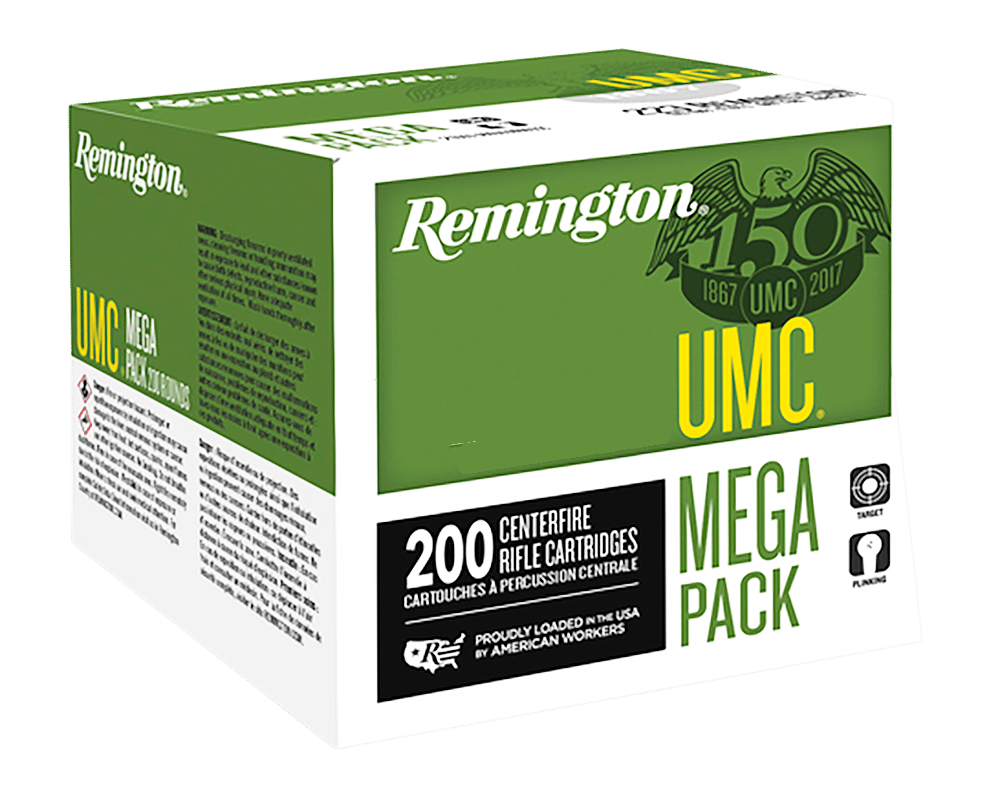 Remington Ammunition 20107 UMC Mega Pack 300Blackout 150gr Full Metal Jacket 200 Per Box/1 Case *Loose
