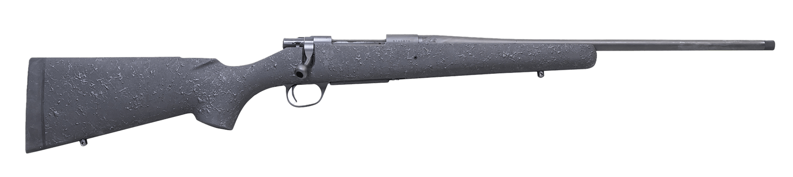 Howa HHSSL243BLK 1500 Superlite Gen2 Full Size 243 Win 3+1 20" Black Threaded Barrel, Matte Blue Steel Drilled & Tapped Receiver, Black w/Black Webbing HS Precision Synthetic Stock, Right Hand