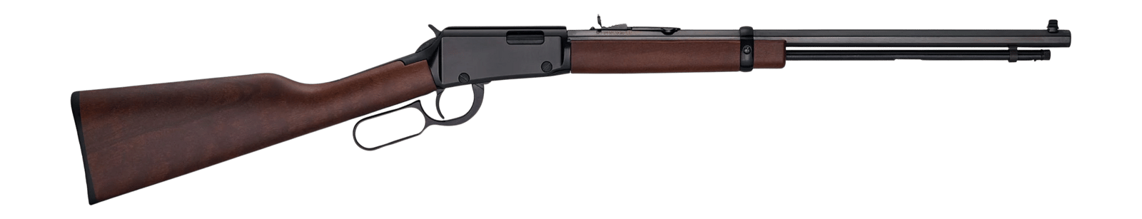 Henry H001T22M Frontier 22 WMR 13+1 20" Blued Octagon Barrel, Black Aluminum Receiver, American Walnut Straight Grip Stock