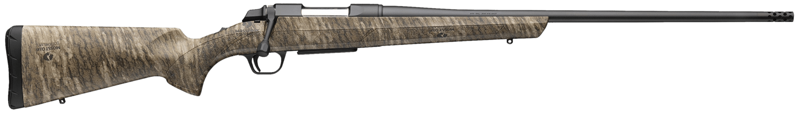 Browning 035841282 AB3 6.5 Creedmoor 4+1 22" Matte Blued Threaded Sporter Barrel, Matte Blued Drilled & Tapped Steel Receiver, Fixed w/Textured Grip Panels Mossy Oak Bottomland Composite Stock
