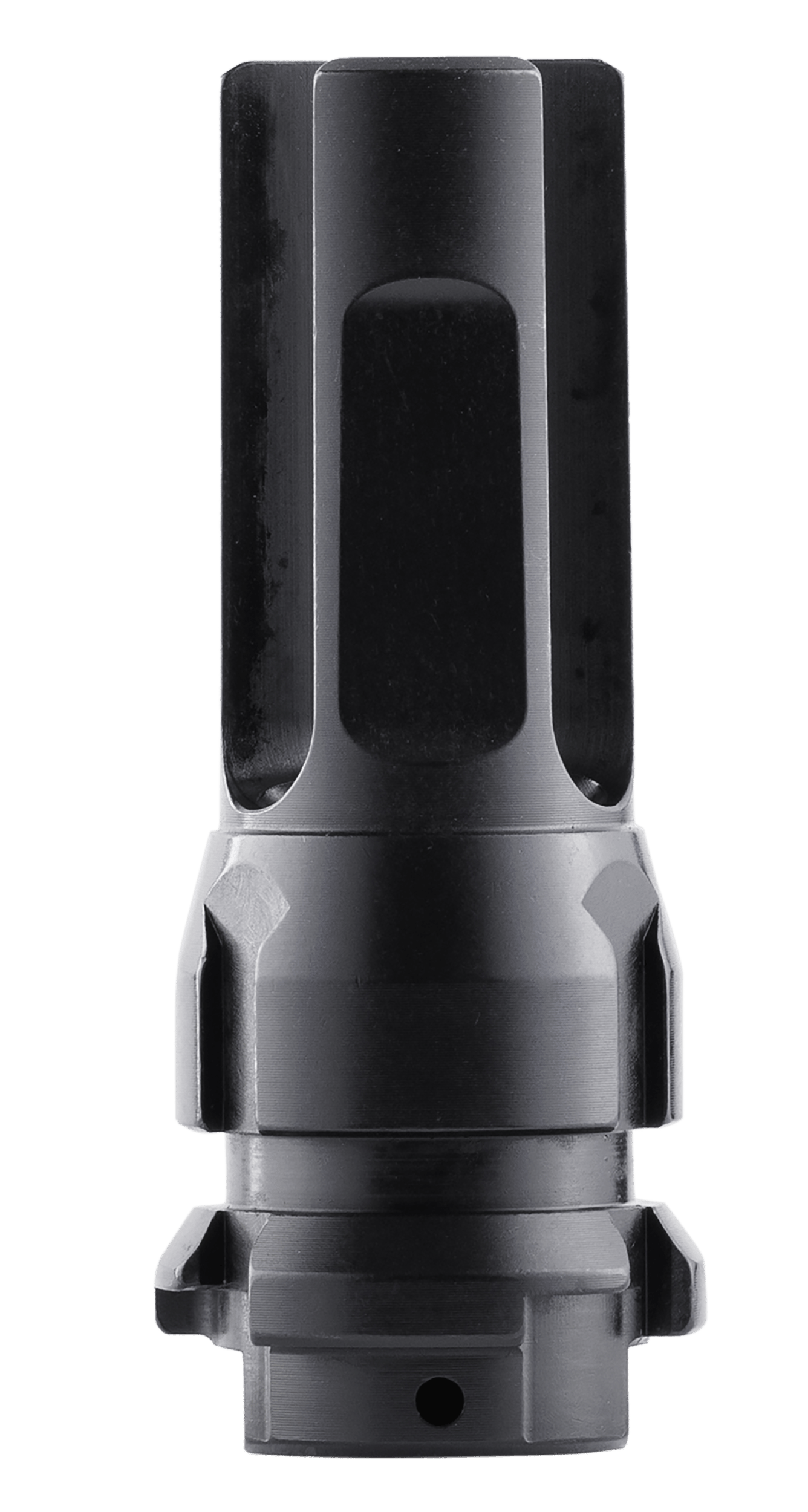 Dead Air DA302 Flash Hider Black with 5/8"-24 tpi Threads & 2.70" OAL for 7.62mm Sandman Series, KeyMod Equipped Nomad-30 & Primal Suppressors