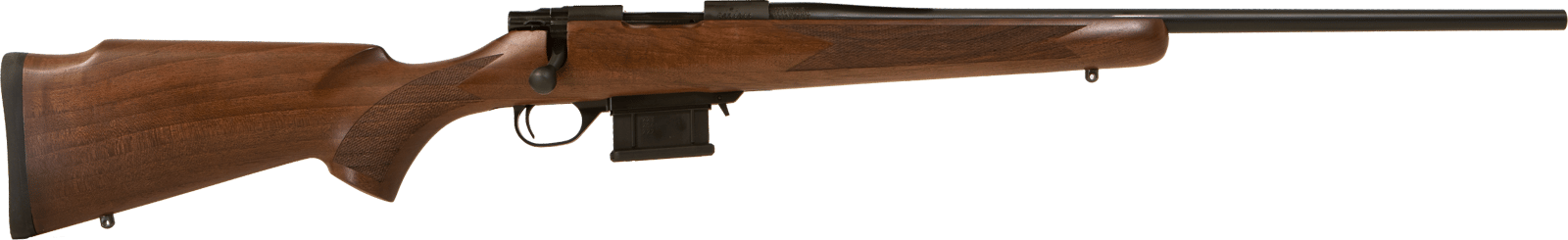 Howa HWH6ARC M1500 Mini Hunter 6mm ARC 5+1 22" Black Threaded Barrel, Black Drilled & Tapped Steel Receiver, Walnut Fixed Stock, Right Hand