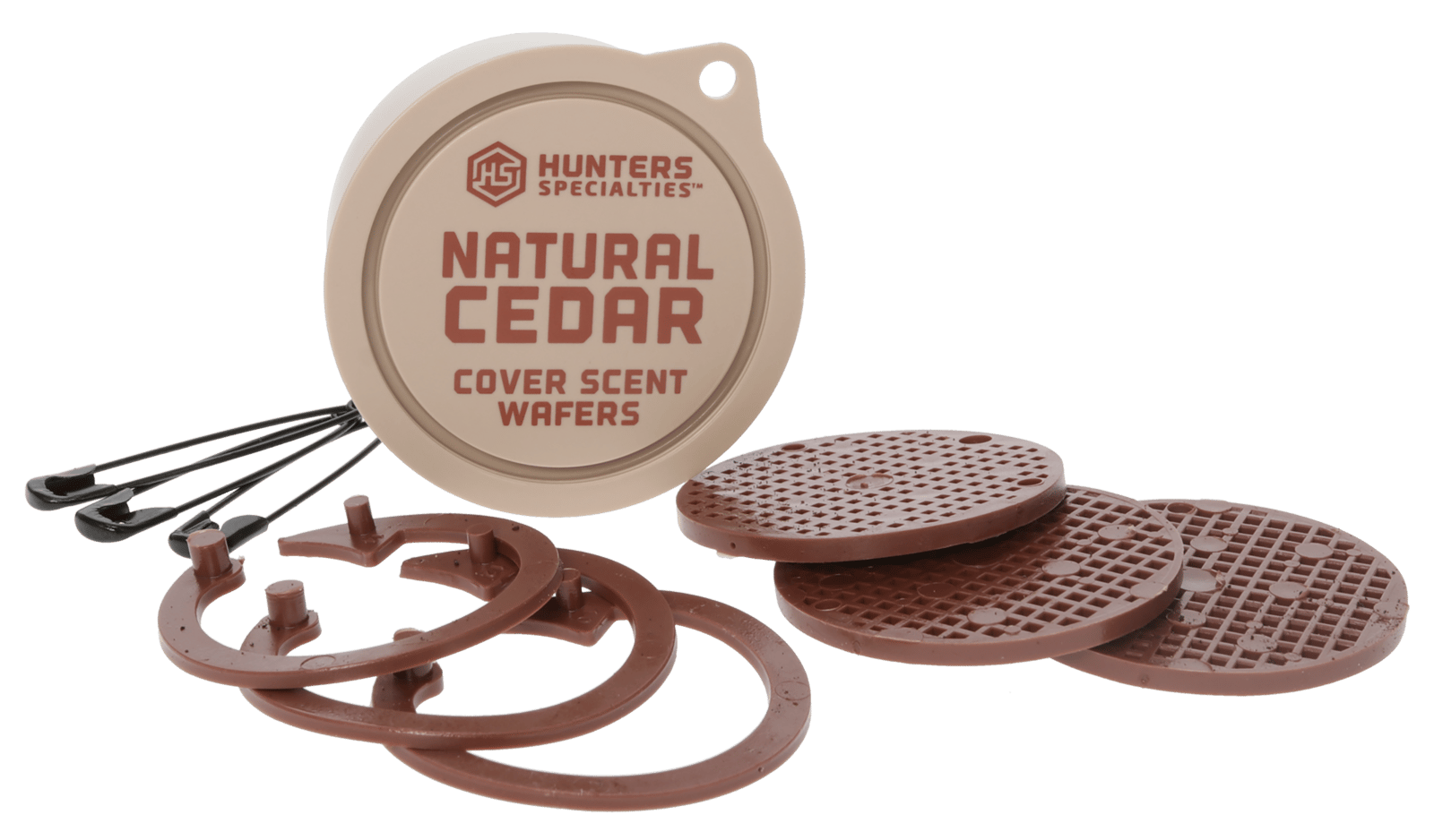 Hunters Specialties HS-01023 Scent Wafers Cover Scent Natural Cedar Scent Wafer