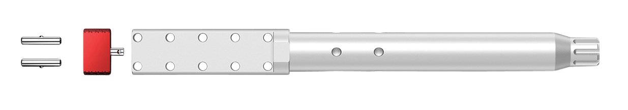 Real Avid AVAR10LLVB Lug-Lok Upper Vise Block Natural Aluminum w/ Stainless Steel Pins for AR-10