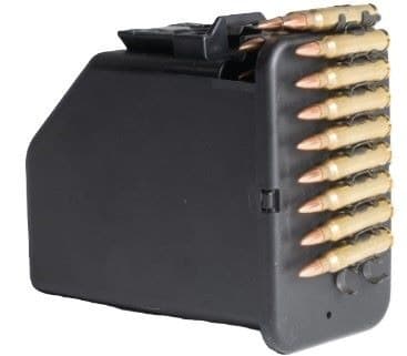 CLOAK INDUSTRIES 100RD NUT SAC 5.56 PLASTIC AMMO BELT HOLDER