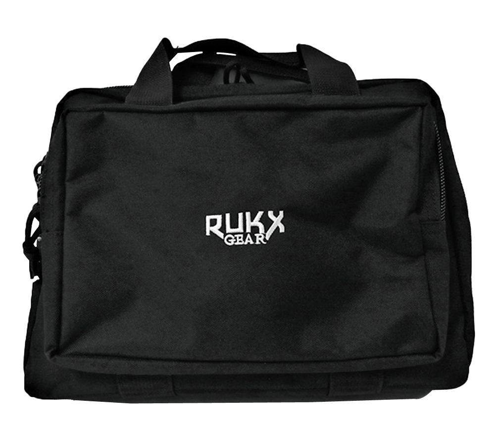 Rukx Gear ATICTDPCB Double Pistol Black 600D Polyester Holds 2 Handguns