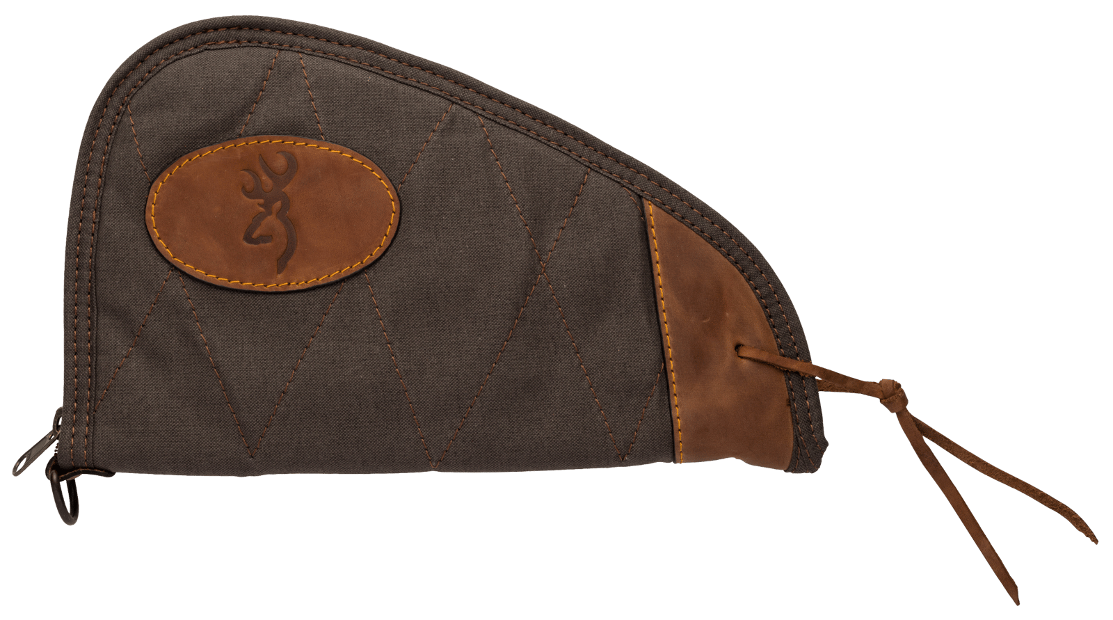 Browning 1423886911 Lona Pistol Rug 11" Long Flint/Brown Canvas