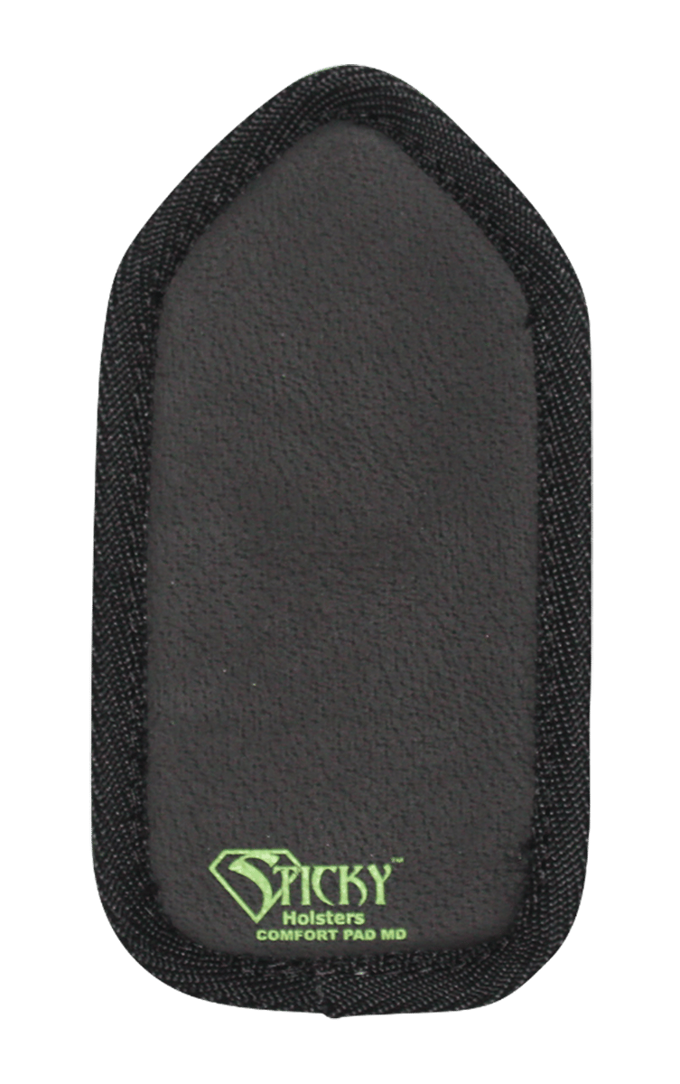 Sticky Holsters COMFORTPADMD Comfort Pad Holster Cushion IWB Size Medium Black Foam Hook & Loop Ambidextrous