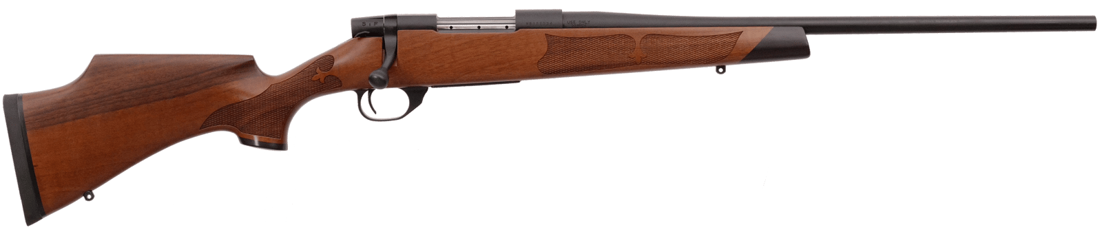 Weatherby VWR222RR0T Vanguard Camilla Compact 22-250 Rem 5+1 20" Matte Blued, Matte Blued Drilled & Tapped Steel Receiver, Grade A Turkish Walnut Monte Carlo Wood Stock